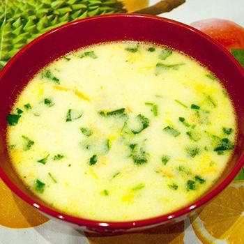 Сытные супы из шампиньонов с сыром