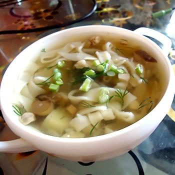 Рецепты супов из белых грибов с вермишелью