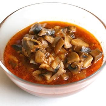 Рецепты блюд из грибов в томатном соусе
