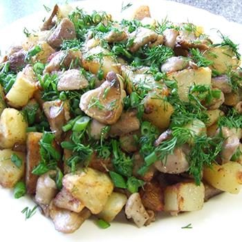 Рецепты блюд из картошки с замороженными грибами