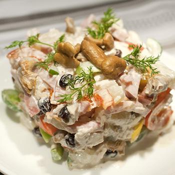 Салат из белых грибов: рецепт с фото, секреты приготовления