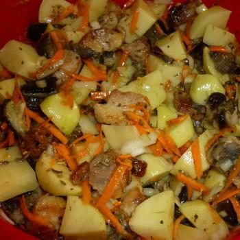 Жаркое с грибами и картошкой: рецепты с фото