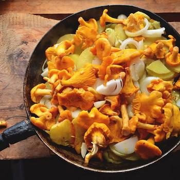 Картофель с лисичками: рецепты грибных блюд