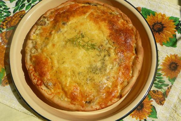 Пирог с грибами из дрожжевого теста - пошаговый рецепт с фото на Повар.ру
