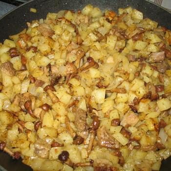 Тушеная картошка с опятами: рецепты грибных блюд