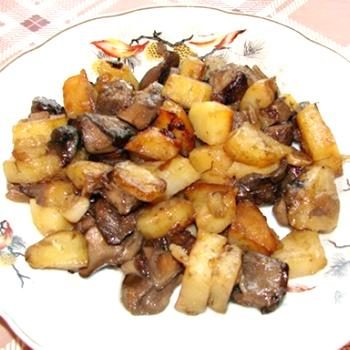 Блюда из подберезовиков с картошкой