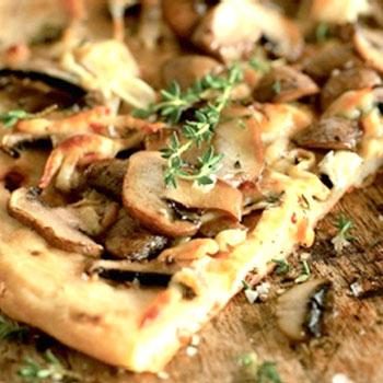 Как приготовить пиццу с белыми грибами
