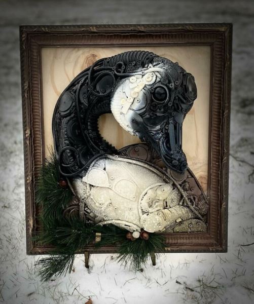 Впечатляющие скульптуры животных, полностью созданные из хлама (28 фото)