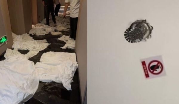 Туристка устроила наводнение в отеле