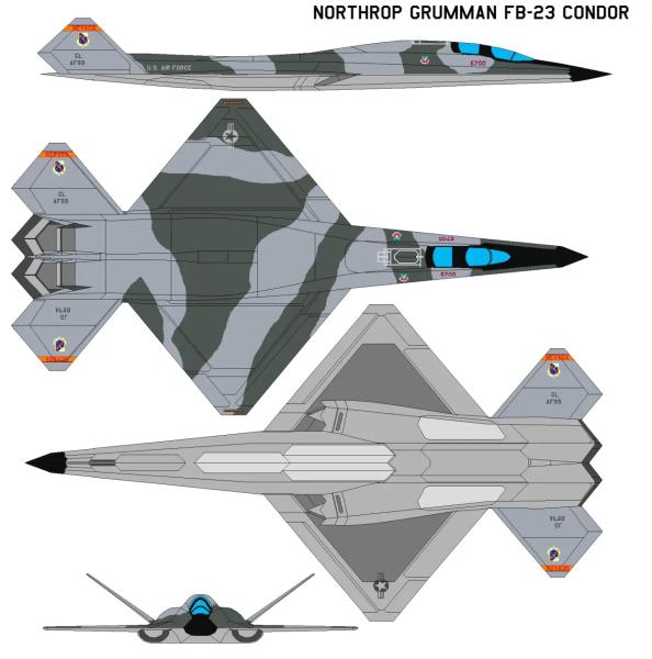 FB-22 и FB-23: непройдёнными путями ВВС США